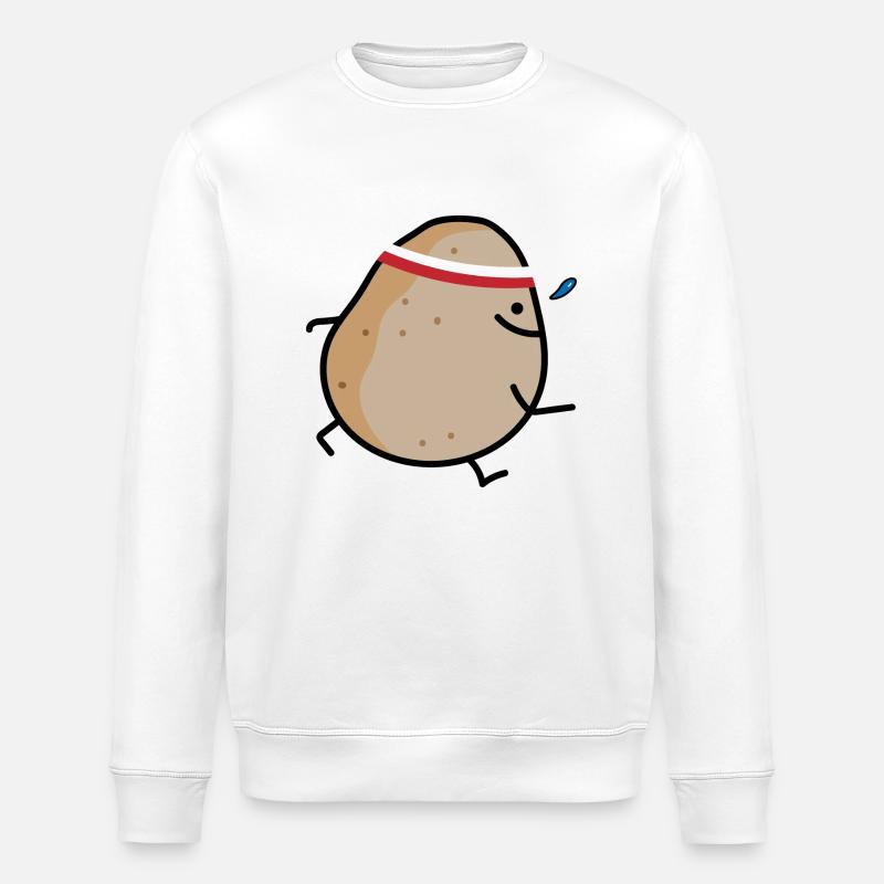 Pomme de terre - Sweat bio ROLLER Stanley/Stella Unisexe - blanc