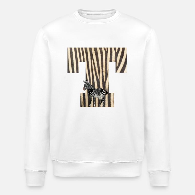 zebra t - Stanley/Stella Unisex Bio-Sweatshirt ROLLER - Weiß