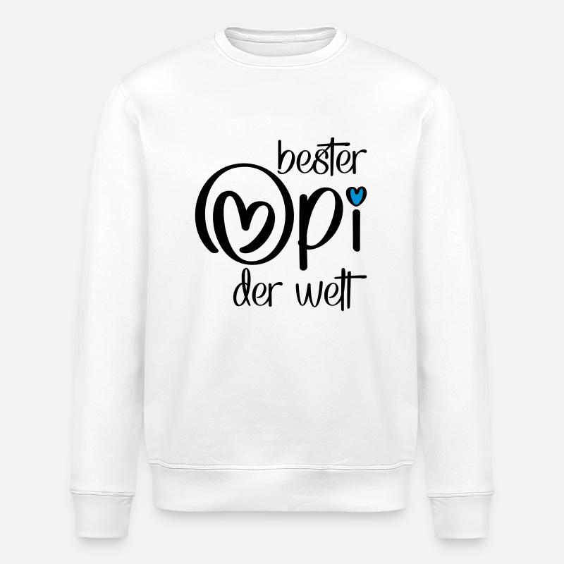 Geschenke für Opi - Stanley/Stella Unisex Bio-Sweatshirt ROLLER - Weiß