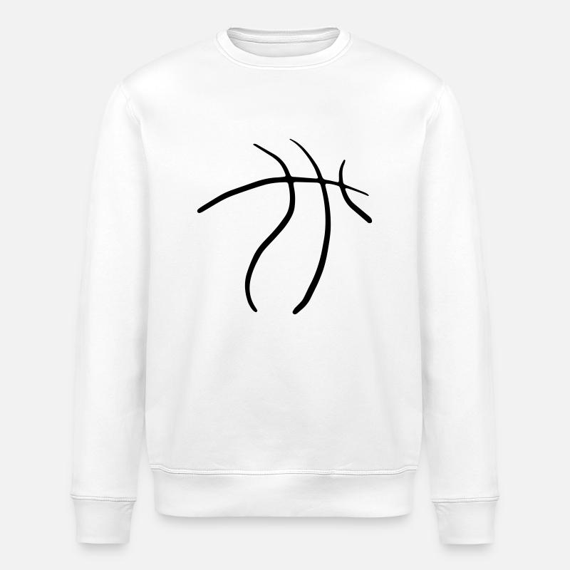Basket-ball 13 - Sweat bio ROLLER Stanley/Stella Unisexe - blanc