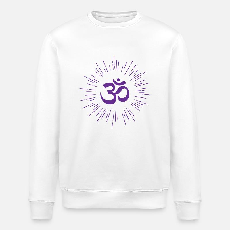 Yoga / Buddhismus / Karma - Stanley/Stella Unisex Bio-Sweatshirt ROLLER - Weiß