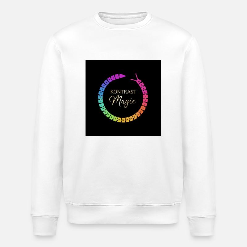 Kontrastlogo 2 - Stanley/Stella Unisex Bio-Sweatshirt ROLLER - Weiß