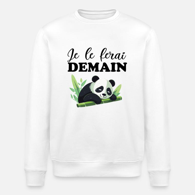 DEMAIN 20240314 213954 0000 - Sweat bio ROLLER Stanley/Stella Unisexe - blanc