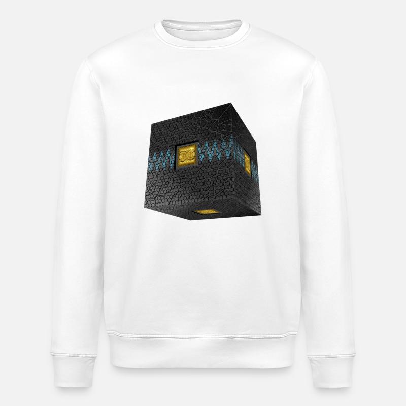 CUBE - Sweat bio ROLLER Stanley/Stella Unisexe - blanc