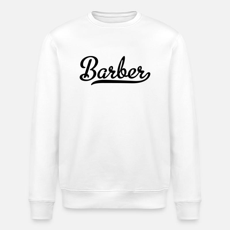 Coiffeur - Sweat bio ROLLER Stanley/Stella Unisexe - blanc