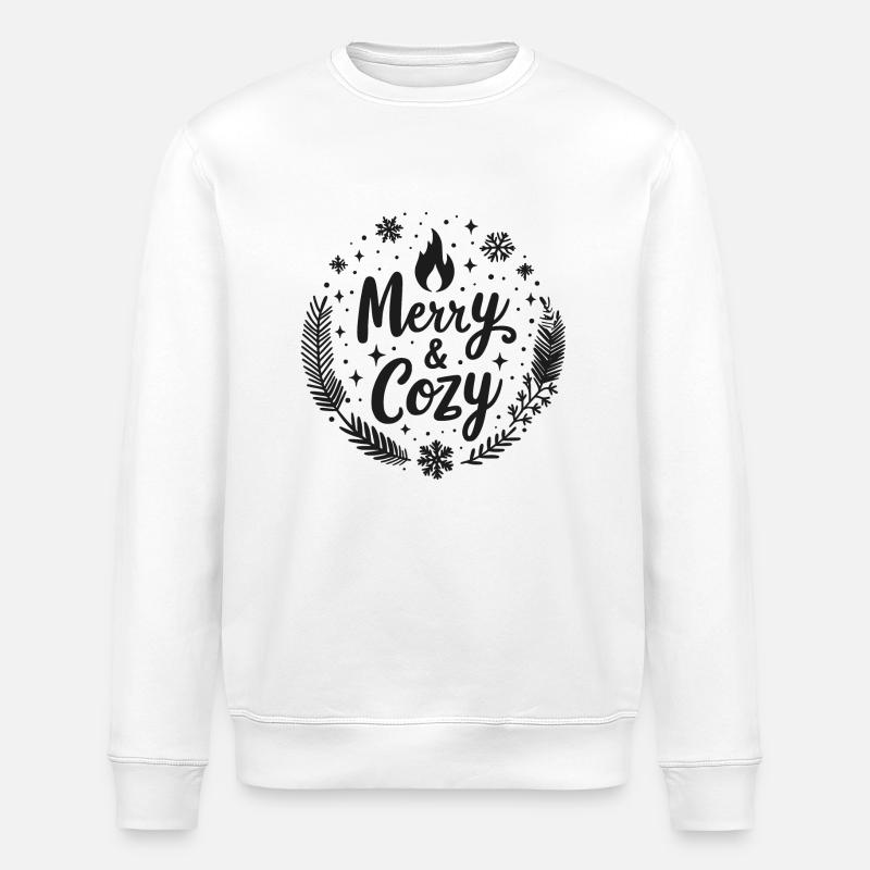 Fröhlich und gemütlich - Stanley/Stella Unisex Bio-Sweatshirt ROLLER - Weiß