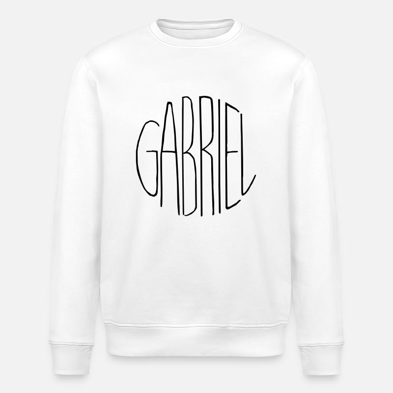 Gabriel - Sweat bio ROLLER Stanley/Stella Unisexe - blanc
