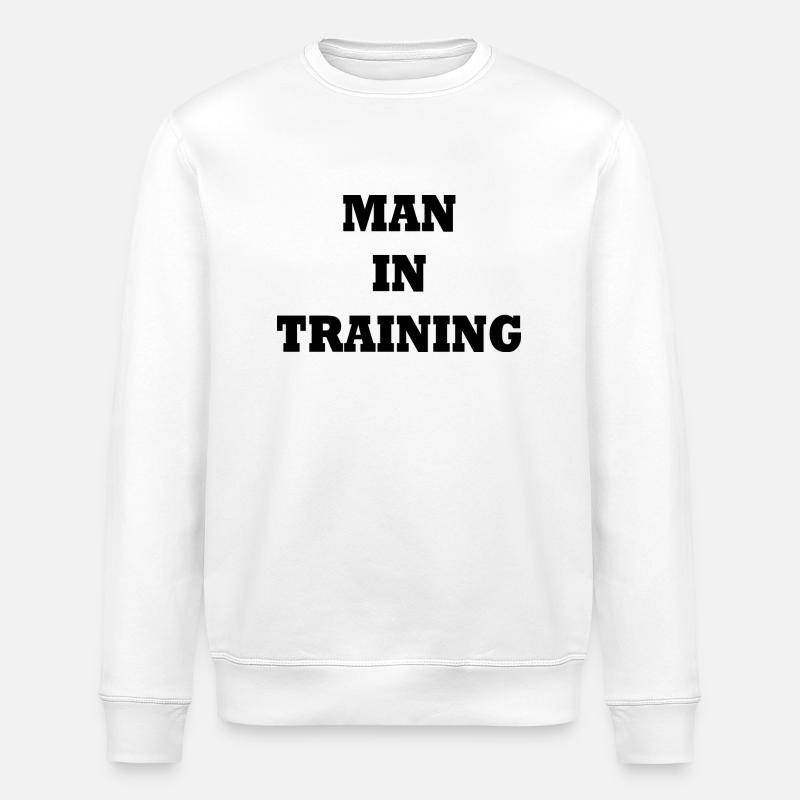 Man in Training - Sweat bio ROLLER Stanley/Stella Unisexe - blanc