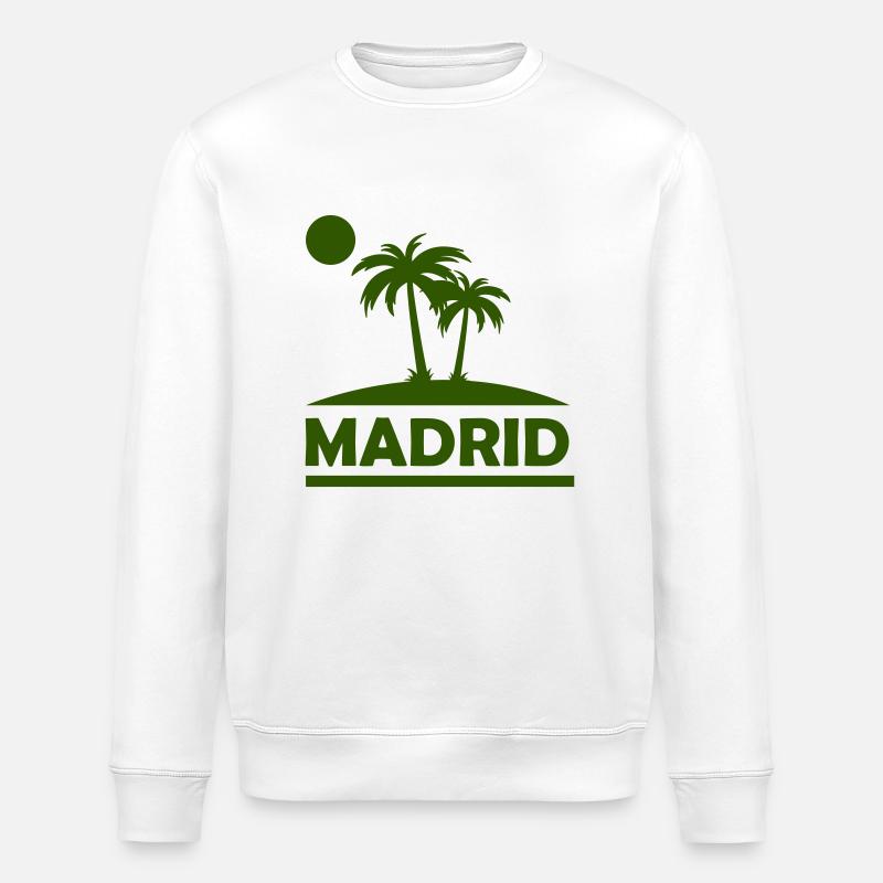 madrid - Stanley/Stella Unisex Bio-Sweatshirt ROLLER - Weiß
