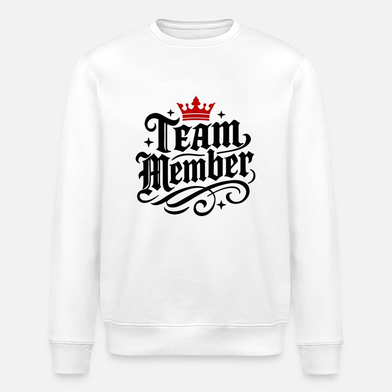Membre de l’équipe Krone - Sweat bio ROLLER Stanley/Stella Unisexe - blanc