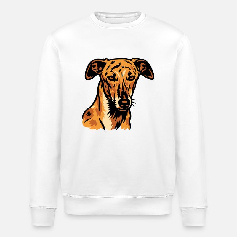Galgo Español – Grâce Espagnole - Sweat bio ROLLER Stanley/Stella Unisexe - blanc