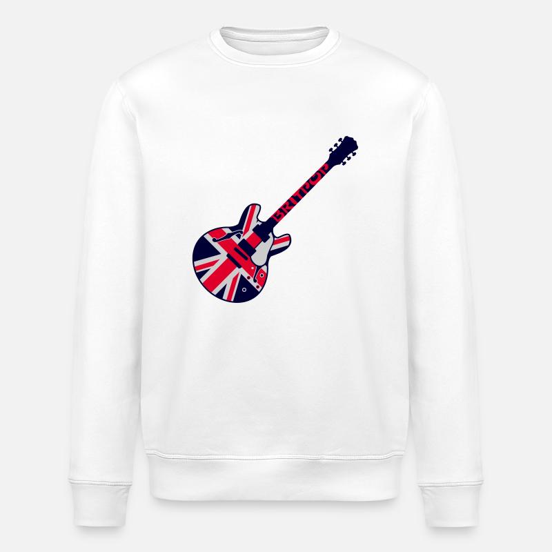 britpop - Stanley/Stella Unisex Bio-Sweatshirt ROLLER - Weiß