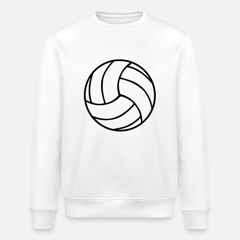 Volleyball - Stanley/Stella Unisex Bio-Sweatshirt ROLLER - Weiß