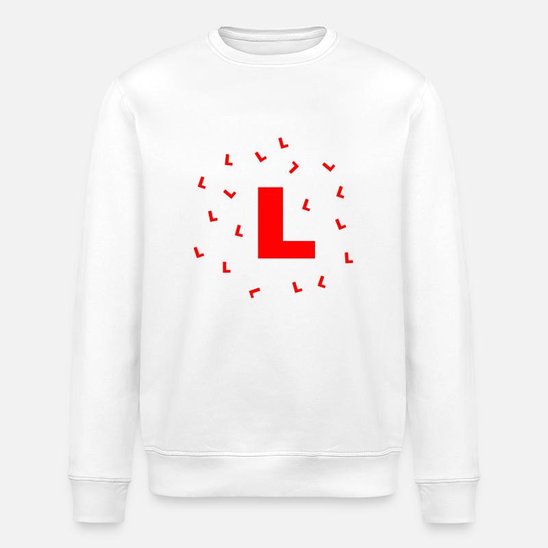L Platten (Hen Night) - Stanley/Stella Unisex Bio-Sweatshirt ROLLER - Weiß