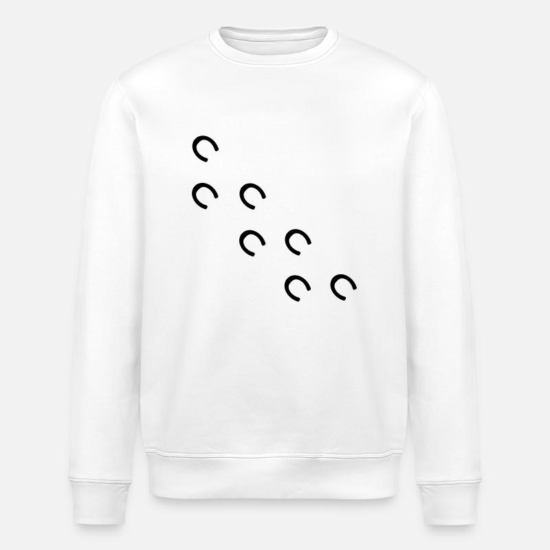 cheval - Sweat bio ROLLER Stanley/Stella Unisexe - blanc