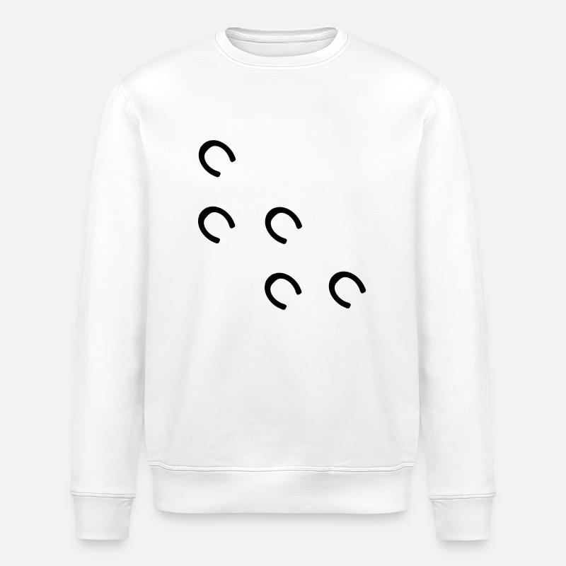 pferd - Stanley/Stella Unisex Bio-Sweatshirt ROLLER - Weiß