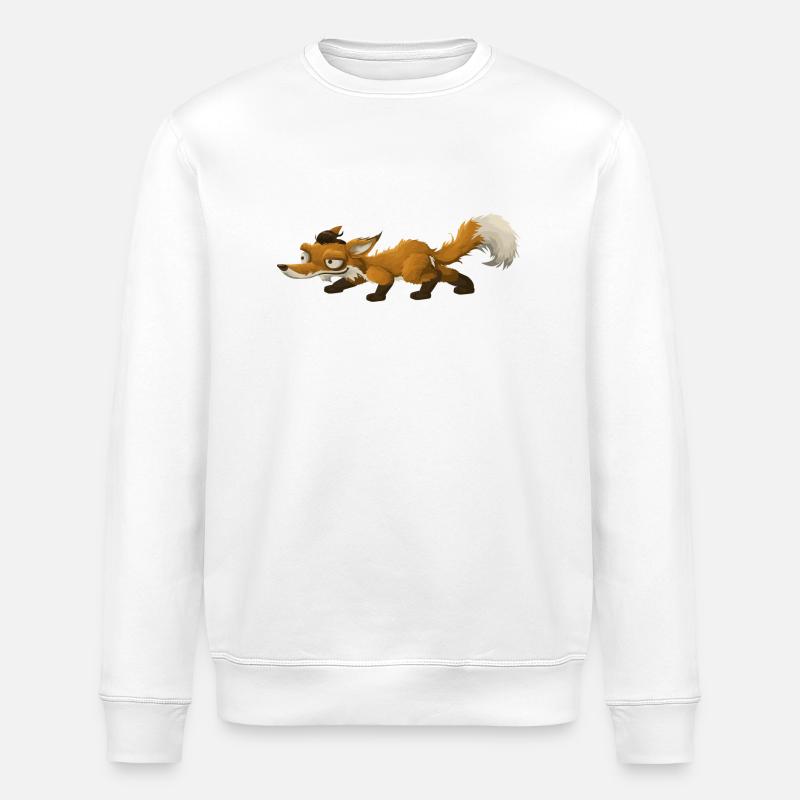 Fuchs - Stanley/Stella Unisex Bio-Sweatshirt ROLLER - Weiß