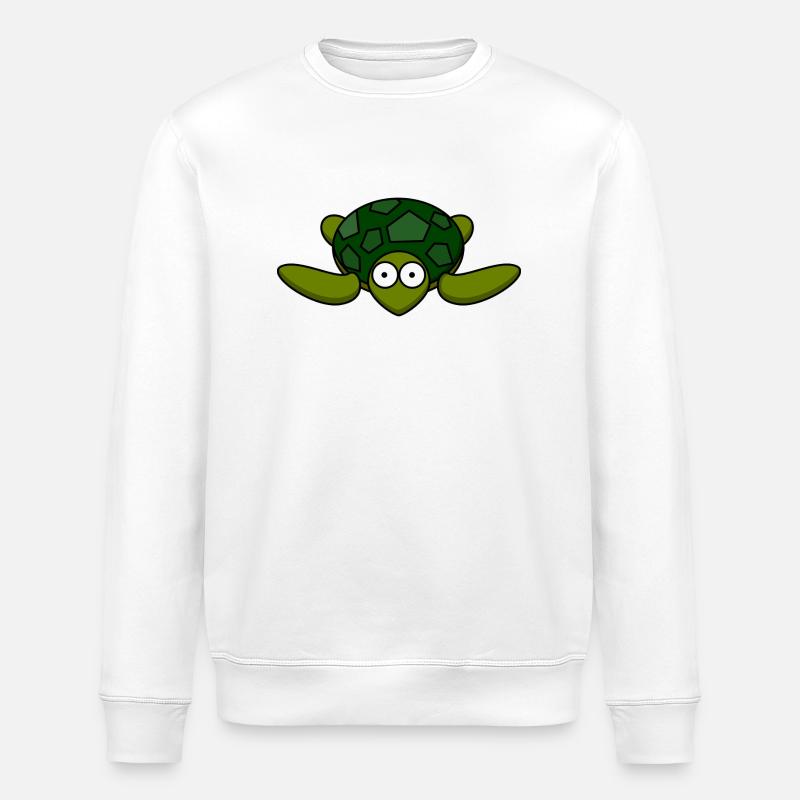 tortue douce! - Sweat bio ROLLER Stanley/Stella Unisexe - blanc