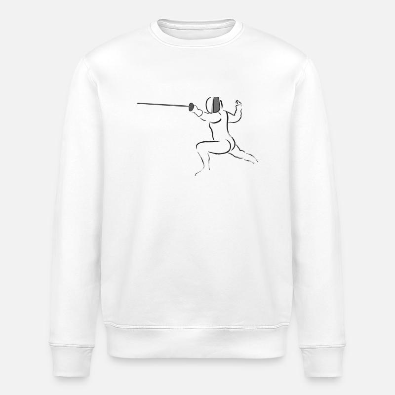 Fechten - Stanley/Stella Unisex Bio-Sweatshirt ROLLER - Weiß