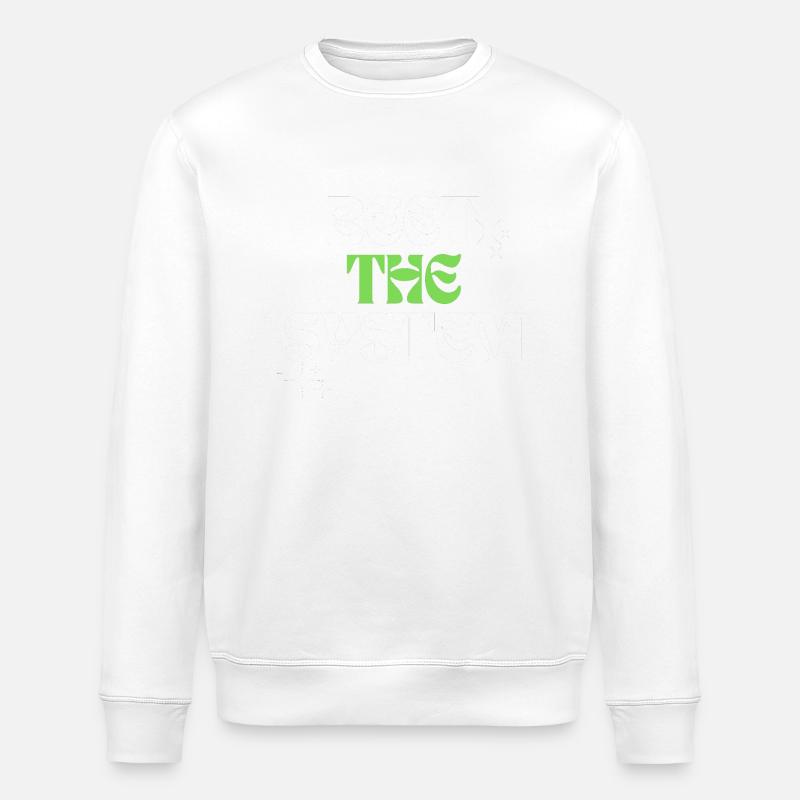 Beet the system - Stanley/Stella Unisex Bio-Sweatshirt ROLLER - Weiß