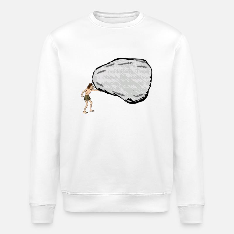 Steinzeit - Stanley/Stella Unisex Bio-Sweatshirt ROLLER - Weiß