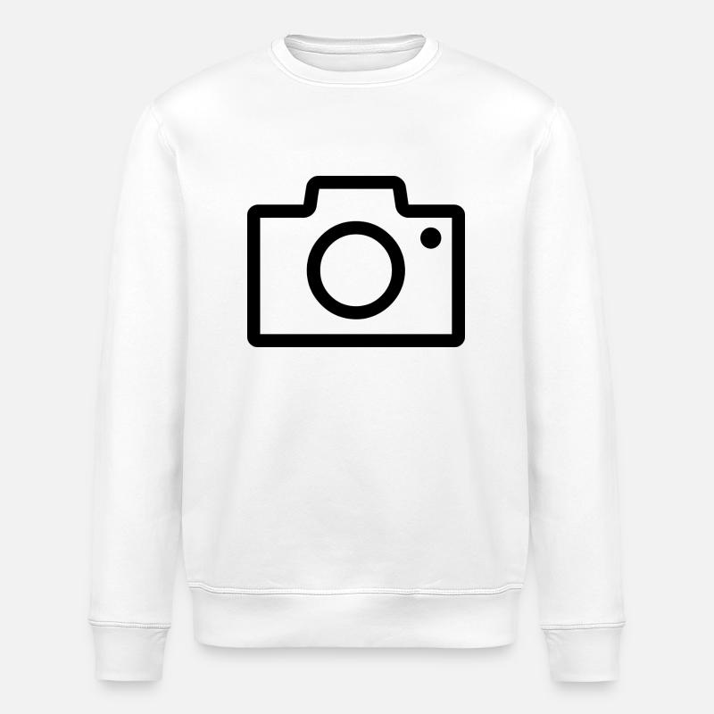 Camera - Stanley/Stella ROLLER Unisex Organic Sweatshirt - white