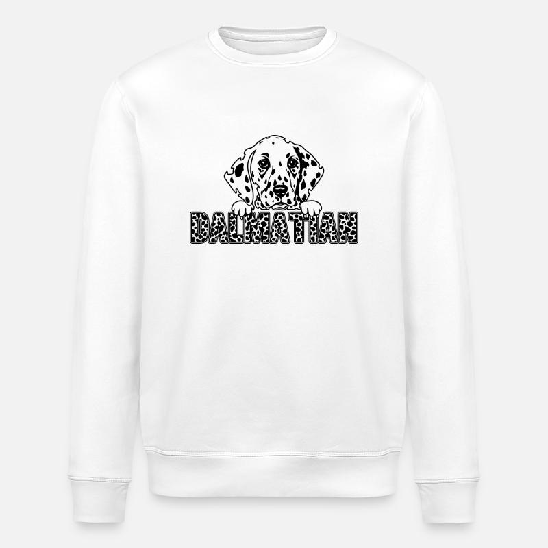Dalmate - Sweat bio ROLLER Stanley/Stella Unisexe - blanc