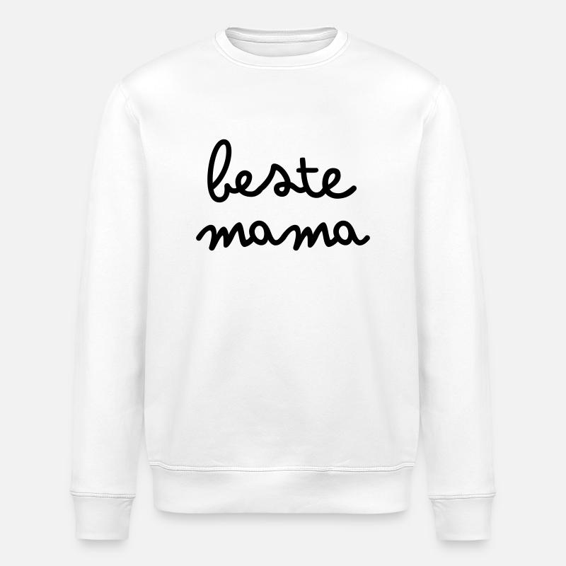 Best Mom - Stanley/Stella ROLLER Unisex Organic Sweatshirt - white