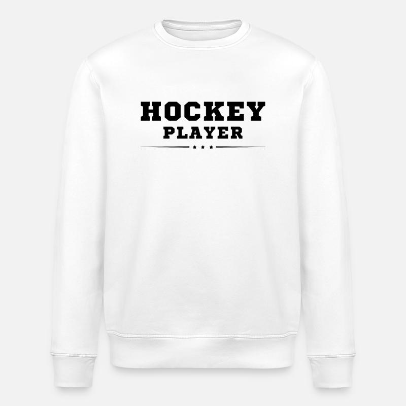 Hockey Original Geschenkidee - Stanley/Stella Unisex Bio-Sweatshirt ROLLER - Weiß
