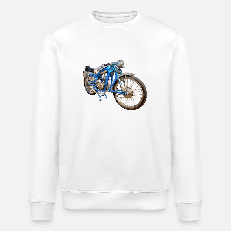 Motorrad - Stanley/Stella Unisex Bio-Sweatshirt ROLLER - Weiß