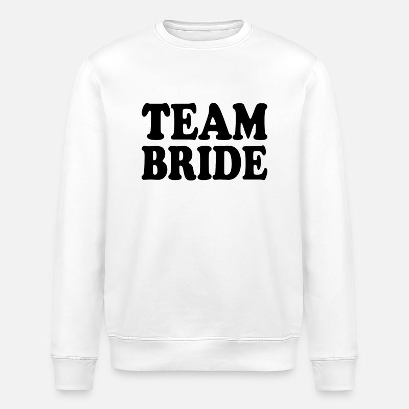 Team bride - Stanley/Stella Unisex Bio-Sweatshirt ROLLER - Weiß
