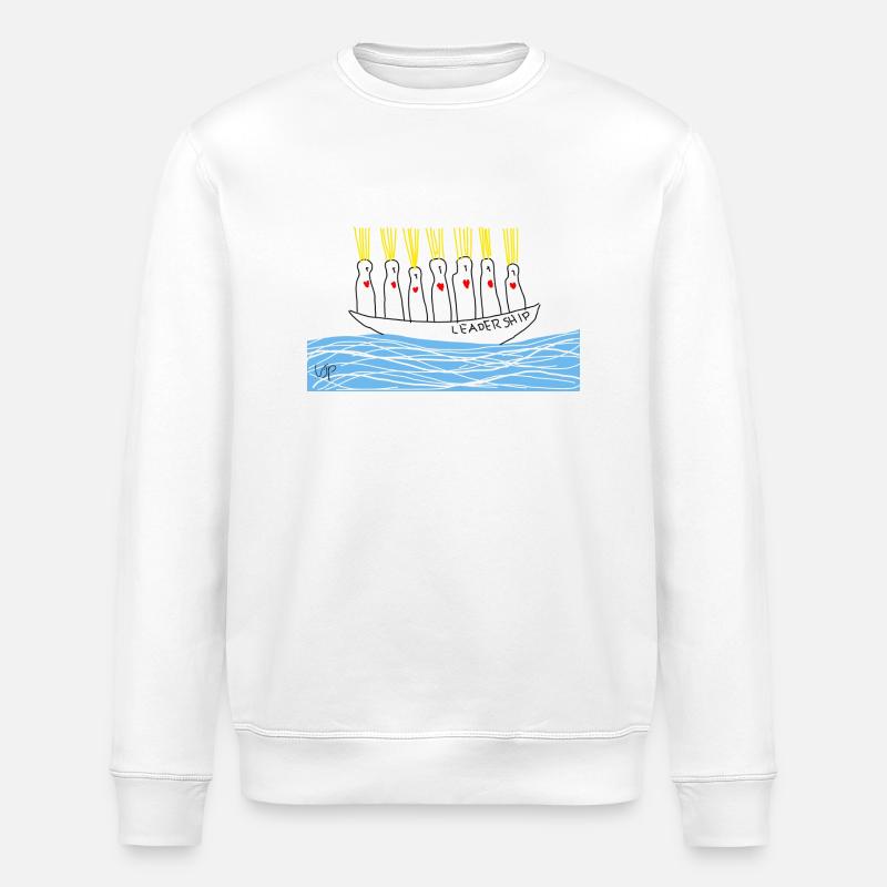 Leadership. - Stanley/Stella Unisex Bio-Sweatshirt ROLLER - Weiß