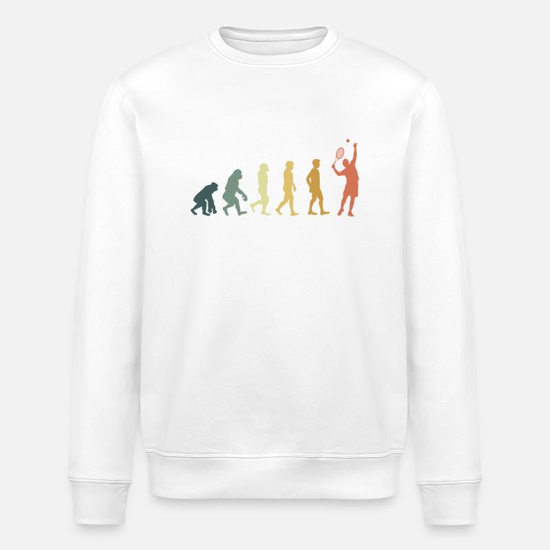 Evolution tennis - Sweat bio ROLLER Stanley/Stella Unisexe - blanc