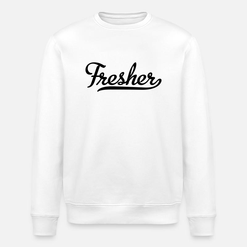 Fresher - Stanley/Stella ROLLER Unisex Organic Sweatshirt - white