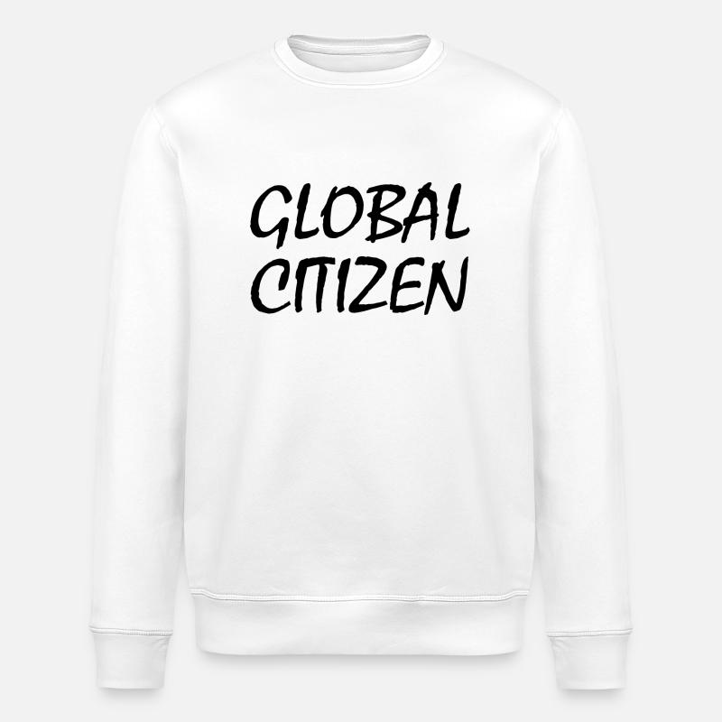 global citizen - Stanley/Stella Unisex Bio-Sweatshirt ROLLER - Weiß