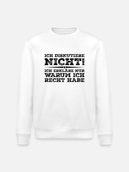 I'm Not Arguing - Stanley/Stella Unisex Bio-Sweatshirt ROLLER - Weiß