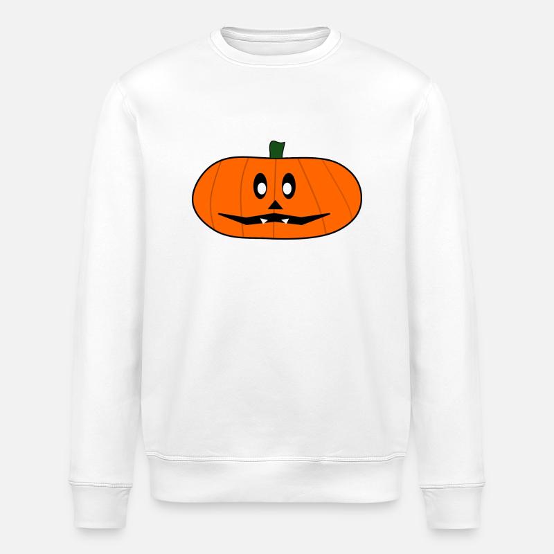 HALLOWEEN. CITROUILLE. CITROUILLE HALLOWEEN - Sweat bio ROLLER Stanley/Stella Unisexe - blanc