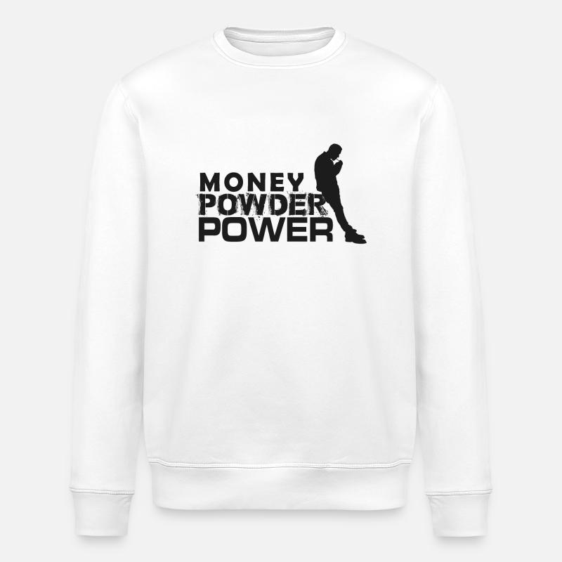 MPP black - Stanley/Stella ROLLER Unisex Organic Sweatshirt - white