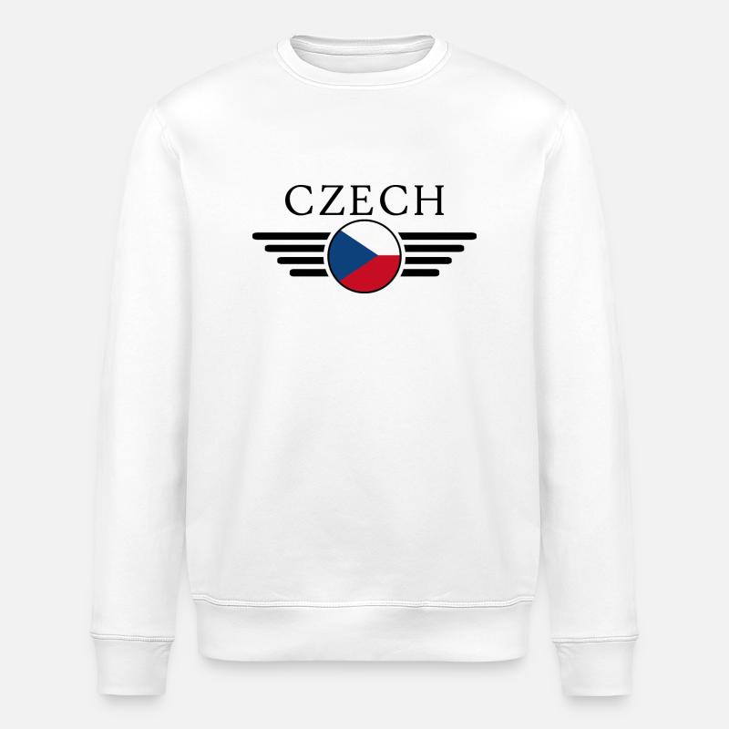 République tchèque Charm T-shirt - Sweat bio ROLLER Stanley/Stella Unisexe - blanc