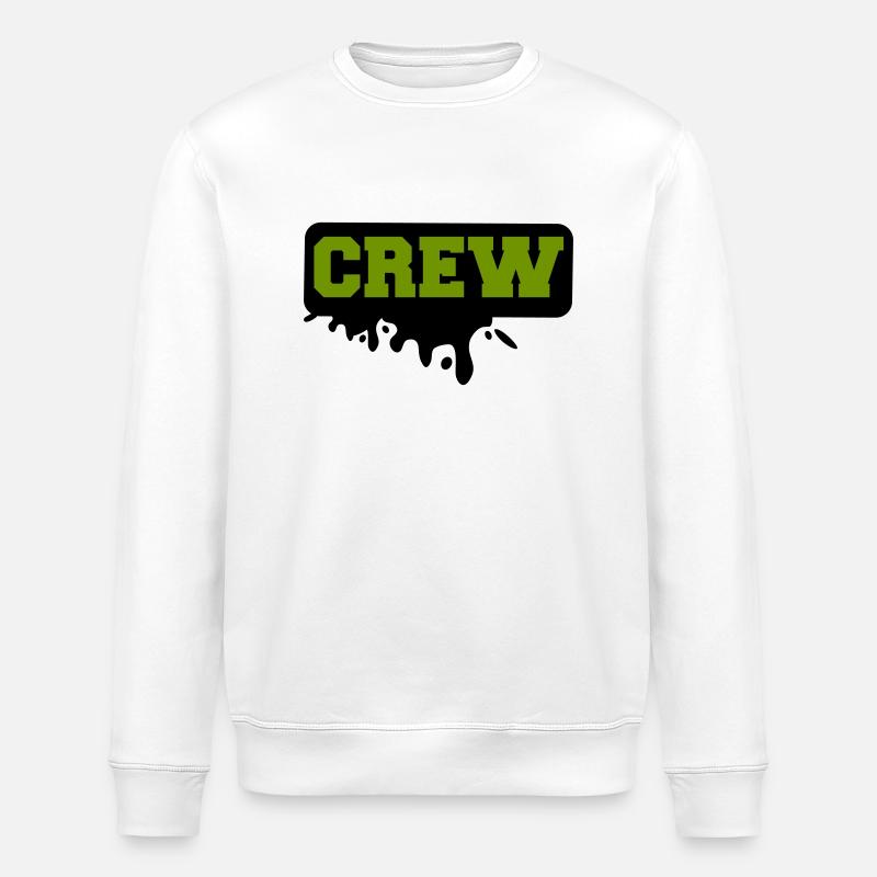 crew - Stanley/Stella Unisex Bio-Sweatshirt ROLLER - Weiß