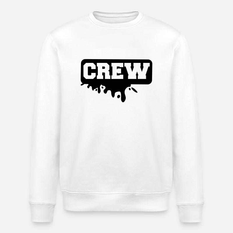 crew - Stanley/Stella ROLLER Unisex Organic Sweatshirt - white