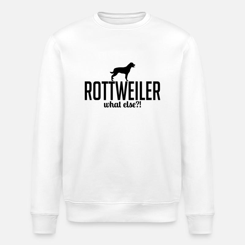 ROTTWEILER what else - Stanley/Stella ROLLER Unisex Organic Sweatshirt - white