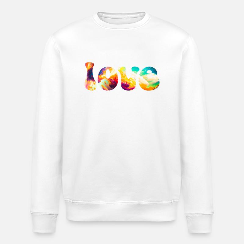 love - Stanley/Stella Unisex Bio-Sweatshirt ROLLER - Weiß