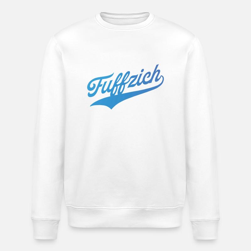 Fuffzich - Cinquantième anniversaire - Sweat bio ROLLER Stanley/Stella Unisexe - blanc