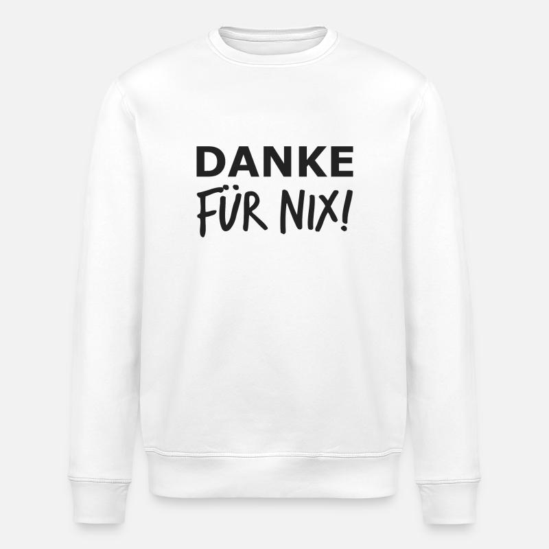 Danke - Stanley/Stella Unisex Bio-Sweatshirt ROLLER - Weiß