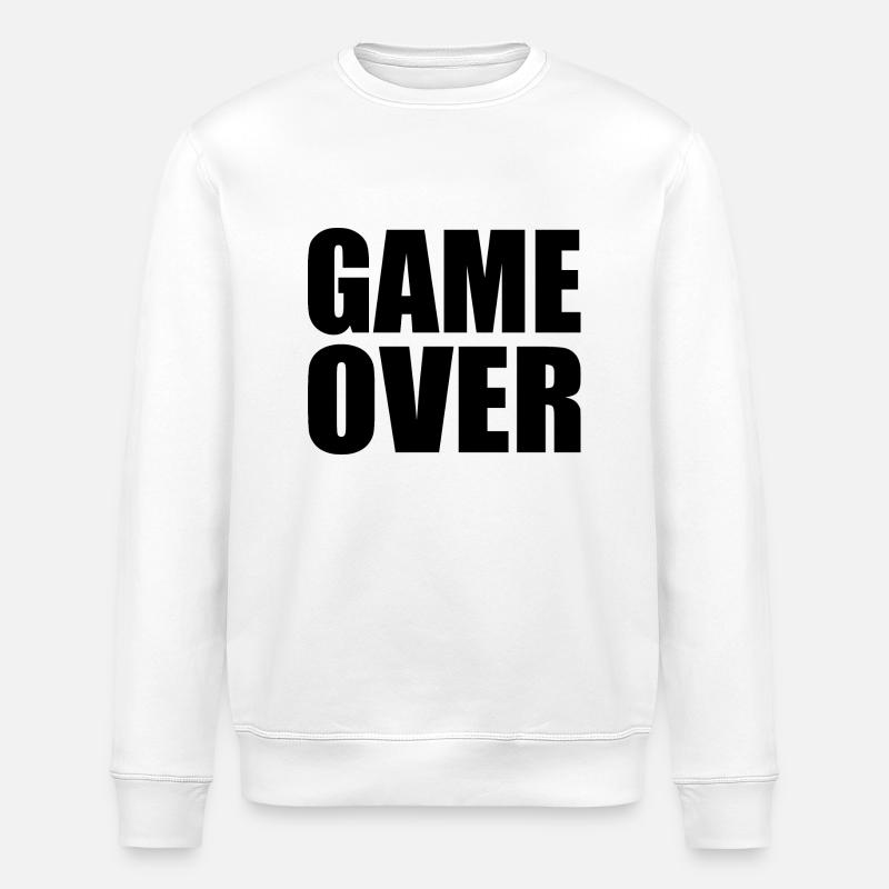 Game over - Sweat bio ROLLER Stanley/Stella Unisexe - blanc