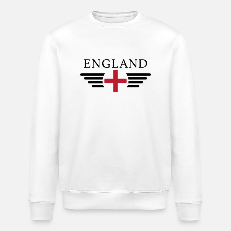 England Essence T-Shirt - Stanley/Stella Unisex Bio-Sweatshirt ROLLER - Weiß