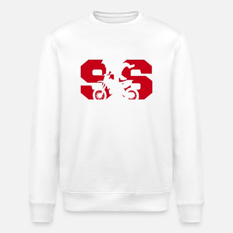 Moto 96 motard - Stanley/Stella Unisex Bio-Sweatshirt ROLLER - Weiß