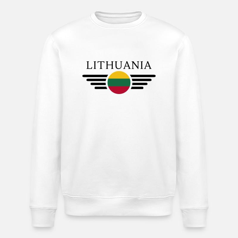 T-shirt de style lituanien - Sweat bio ROLLER Stanley/Stella Unisexe - blanc