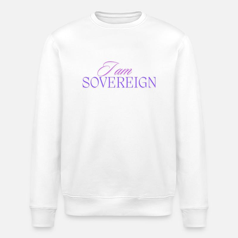 Je suis souverain 2 - Sweat bio ROLLER Stanley/Stella Unisexe - blanc
